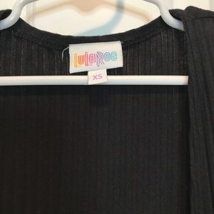 Black LulaRoe vest XS